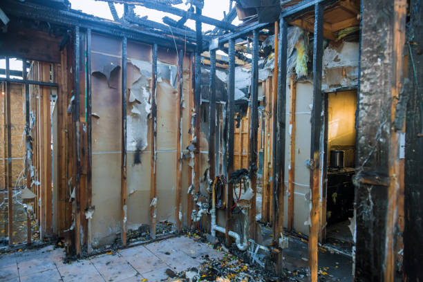 Professional Fire Damage Removal technician working in Jessup, PA